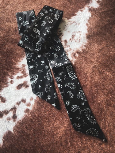 Bandana Black Twilly