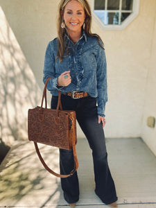 The Dusty Denim Top