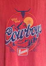 Wild West Cowboys Rodeo Tee Shirt Dress {Red}