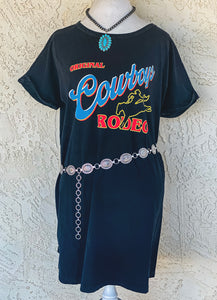 Original Cowboys Tee Shirt Dress