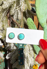 Hank Turquoise Stud Earrings