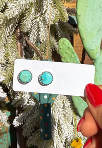 Hank Turquoise Stud Earrings