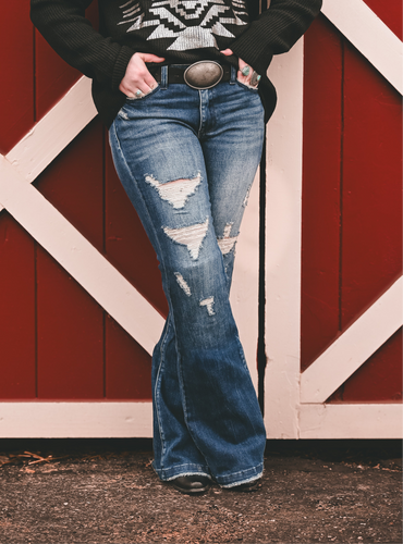 Deadwood Flare Jeans- 34” Inseam