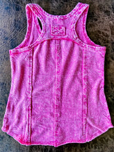 Winona Mineral Wash Tank {Hot Pink}