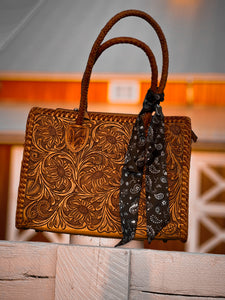The Drover Handbag {Tan}