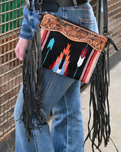 The Woodrow Saddle Blanket Purse {Black}