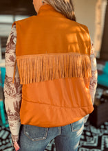 Eastwood Fringe Vest {Saddle}