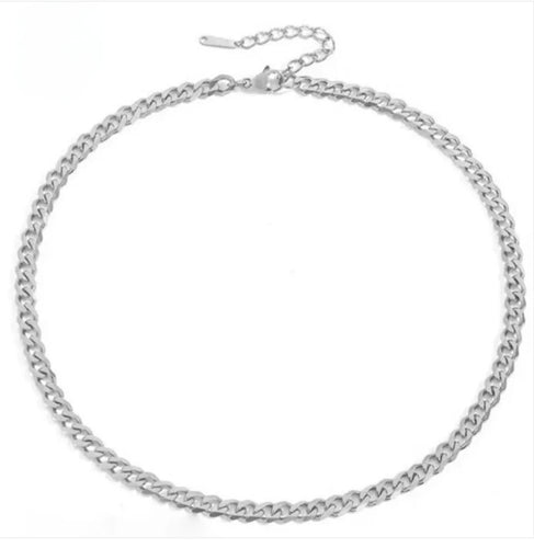 Dainty Chain Necklace {Silver}