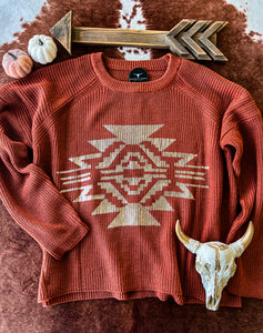 Taos Sweater {Rust}