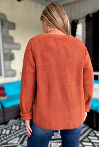 Taos Sweater {Rust}