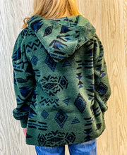 The Jackson Hooded Fleece Jacket {Hunter Green}