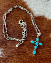 Turquoise Cross Necklace