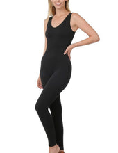 Ribbed Sports Bodysuit {Black}