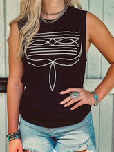 The Boot Stitch Tank {Black}