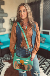 Pecos Queen Denim Concho Vest