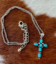 Turquoise Cross Necklace