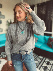 The Silverton Sweater {Grey}