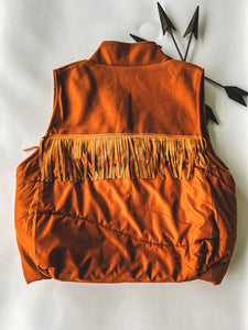 Eastwood Fringe Vest {Saddle}