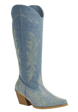 Denim Dreams Cowboy Boots