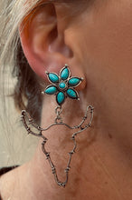 Bull Barbed Wire Earrings