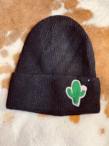 Cactus Beanie {Black}