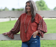 The Chimayo Aztec Top {Rust}