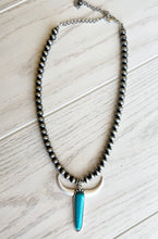 Turquoise Bull Necklace