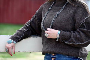 The Clyde Sweater {Chocolate}