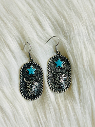 Highland Cow Earrings