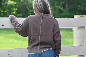 The Clyde Sweater {Mocha}