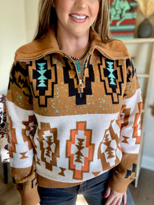 The Rowdy Aztec Sweater