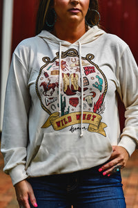 Wild West Hoodie {Cream}