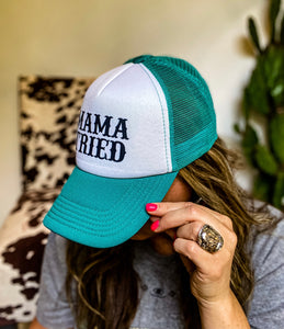 Mama Tried Trucker Hat {Turquoise}