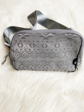 Southwestern Belt Bag {Grey}