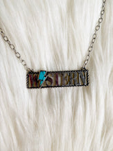 Western Bolt Bar Necklace