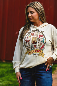 Wild West Hoodie {Cream}