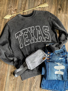 Texas Sweatshirt {Black}