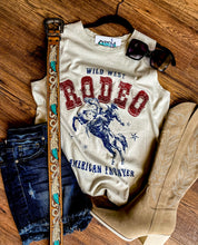 Vintage Wild West Rodeo Tank {Bone}