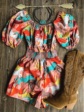 Horse Print Romper