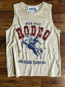 Vintage Wild West Rodeo Tank {Bone}