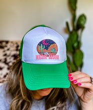 Neon Moon Trucker Hat {Green}