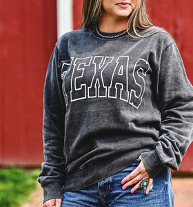 Texas Sweatshirt {Black}