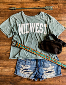 Midwest Tee {Sage}