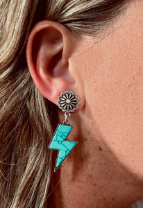 Concho Bolt Earrings