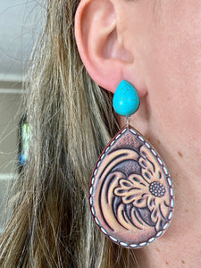 Cody Leather Earrings