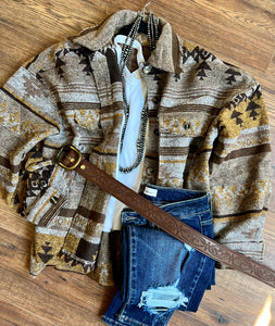 Montana Aztec Shacket