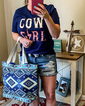 Navy Cowgirl Tee