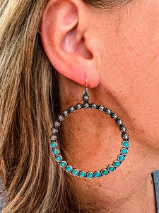 Diamond Rio Hoop Earrings