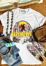 Howdy White Western Tee