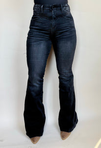 Blackwell High Rise Flare Jeans {Black}